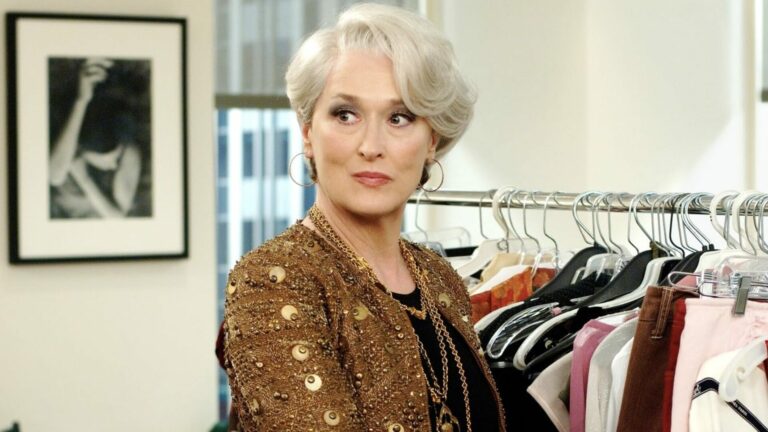 Meryl Streep as Miranda Priestley in The Devil Wears Prada