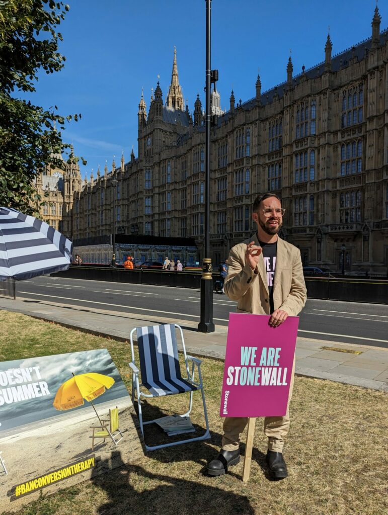 Conversion Therapy protest