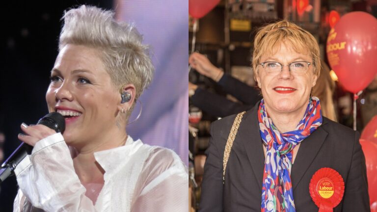 Pink and Suzy Izzard
