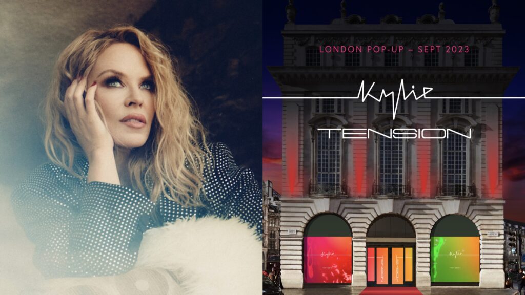 Kylie Minogue photo and image of her pop-up shop