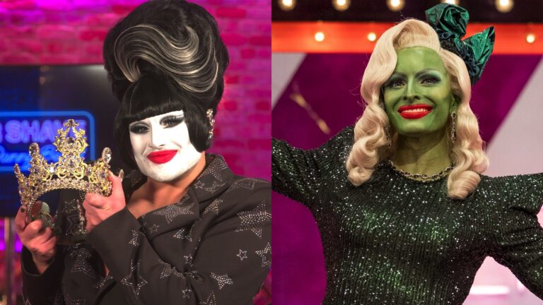 Drag Race UK Danny Beard and Veronica Green