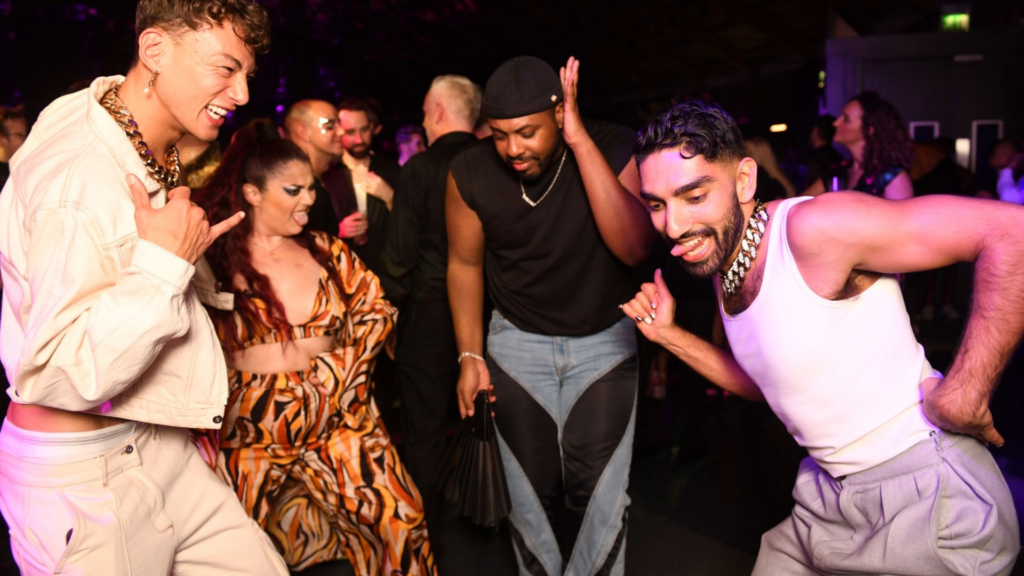 Group of people dancing