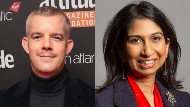 Russell Tovey and Suella Braverman