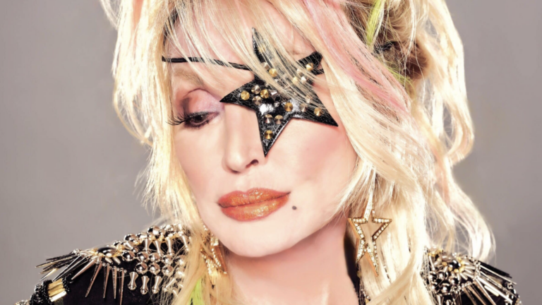 Dolly Parton in the album artwork for upcoming album Rockstar (Image: