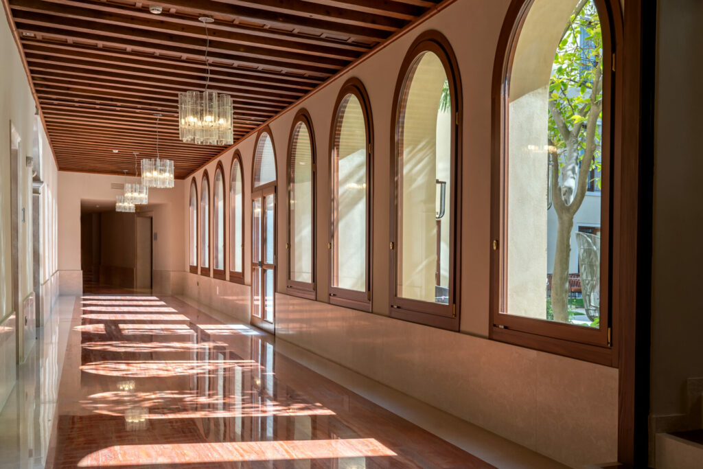 Internal view of the Ca’ di Dio hotel