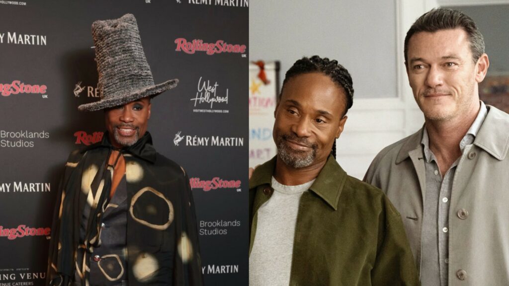 Billy Porter, and Billy with Luke Evans in Our Son (Images: Kit Oates/Vertical Entertainment)