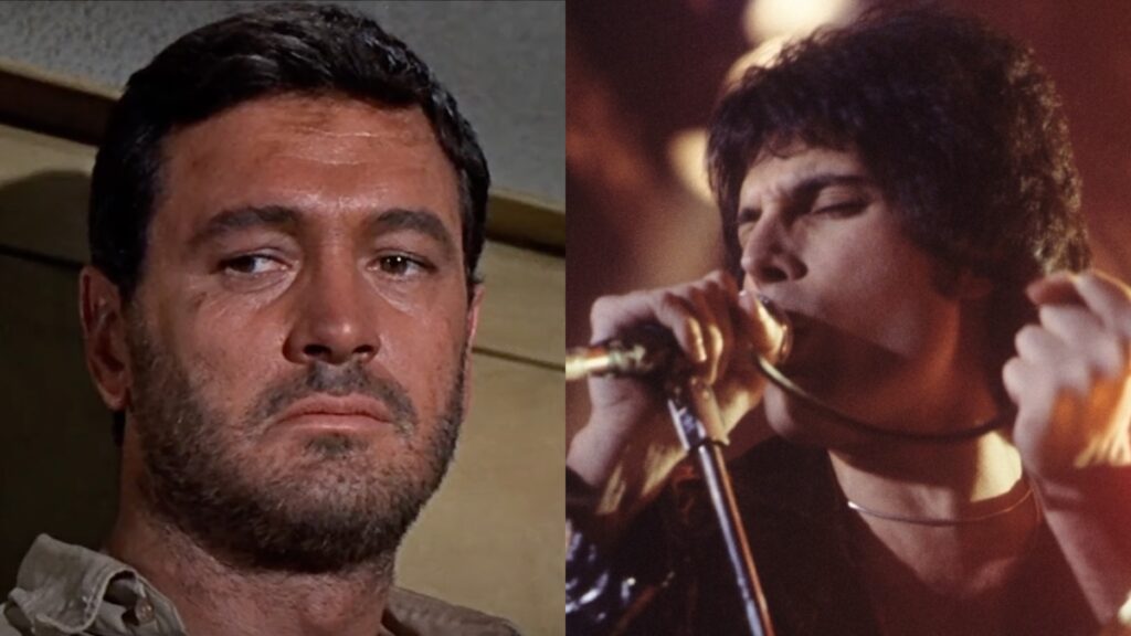 Rock Hudson and Freddie Mercy (Images: HBO/Wiki)