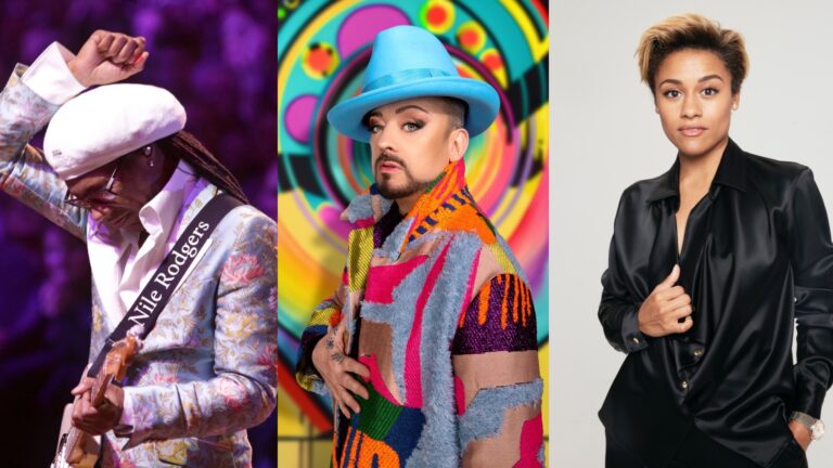 Nile Rodgers, Boy George and Ariana Debose (Images: Provided/Karma/Nino Muñoz)