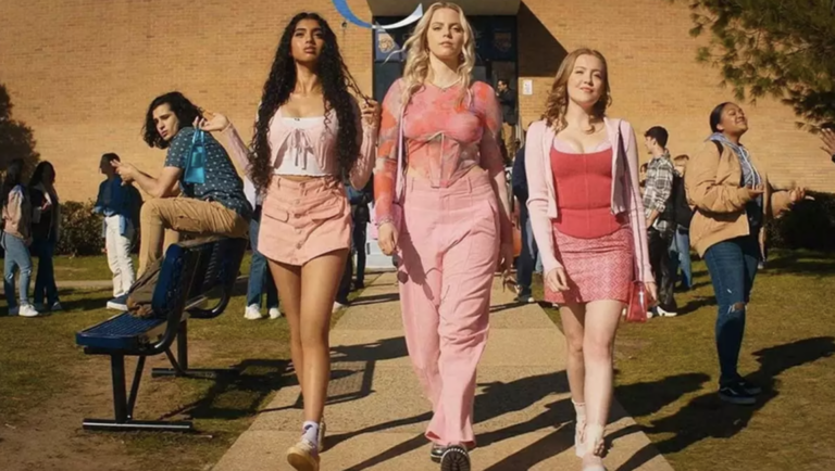 Avantika, Reneé Rapp and Bebe Wood in the new Mean Girls film (Image: Paramount)