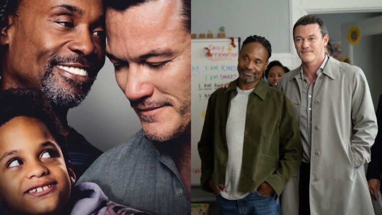 Our Son stars Billy Porter [left], Luke Evans [right] (Images: Universal Pictures Content Group)