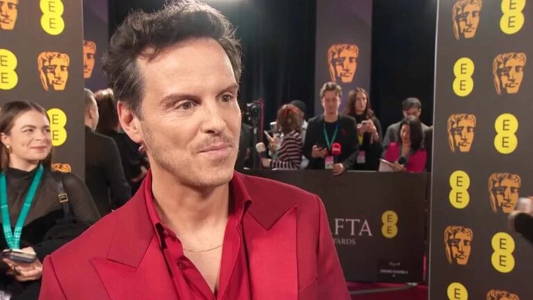 Andrew Scott on the red carpet at yesterday's BAFTAs (Image: YouTube)