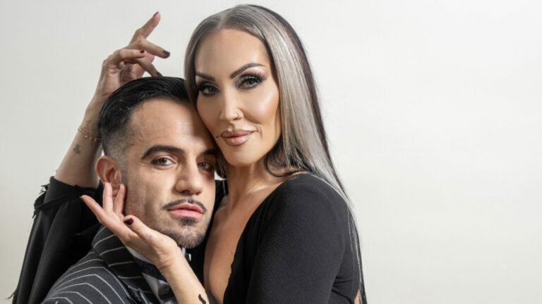 Ramin Karimloo as Gomez Addams & Michelle Visage as Morticia Addams in The Addams Family live in concert
