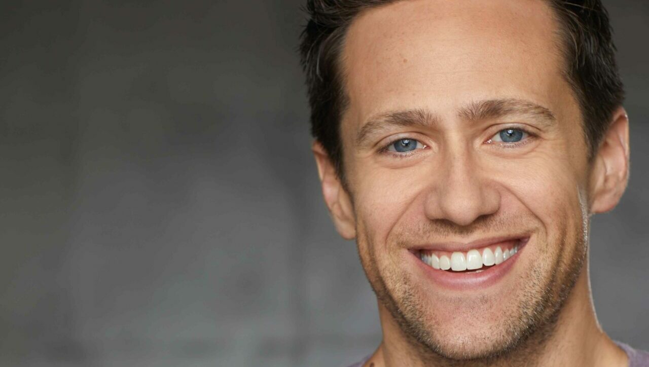 Close up of a smiling man's face