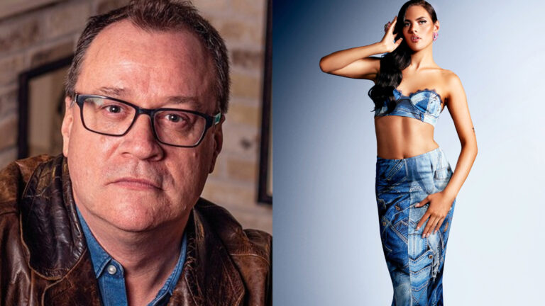 Russell T Davies and Bel Priestley