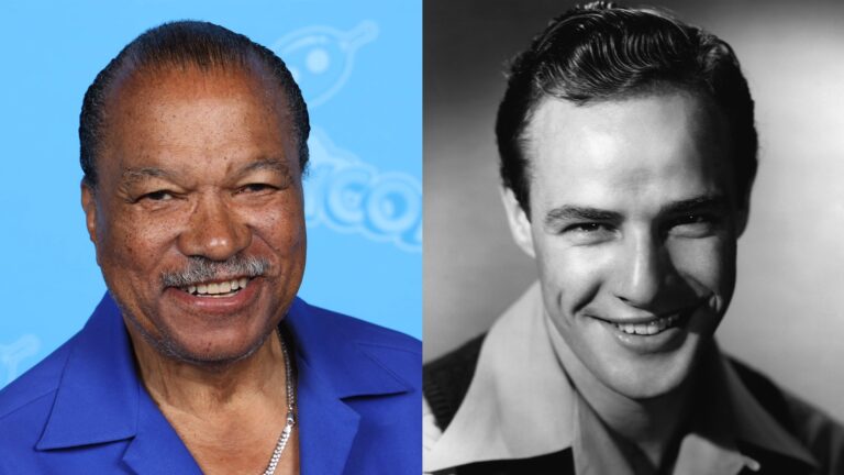 Billy Dee Williams and Marlon Brando