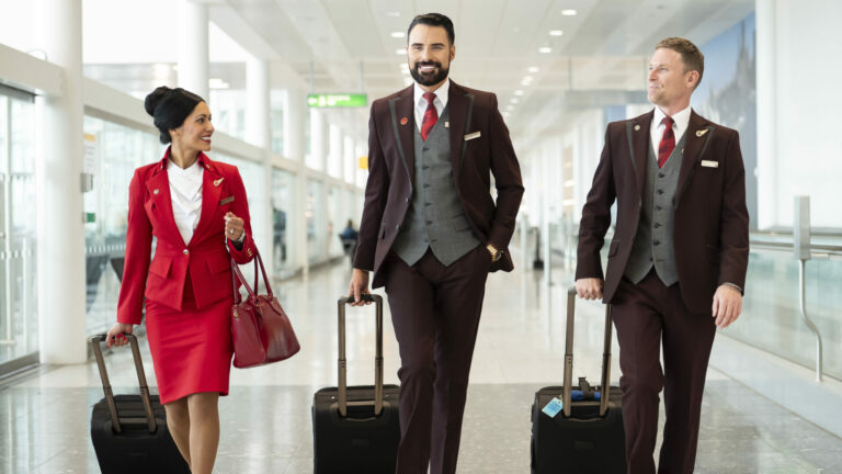 Rylan Clarke joins the Virgin Atlantic cabin crew for a flight to Miami