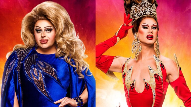 Drag Race UK vs The World's Hannah Conda and Scarlet Envy