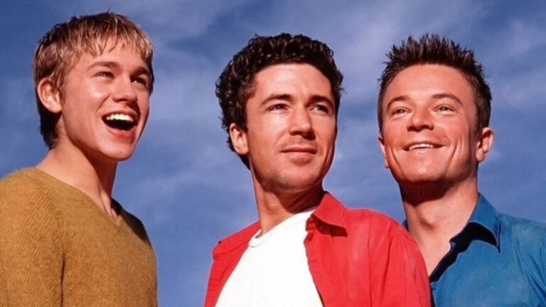 Charlie Hunnam, Aidan Gillen and Craig Kelly in Queer As Folk (Image: Channel 4)