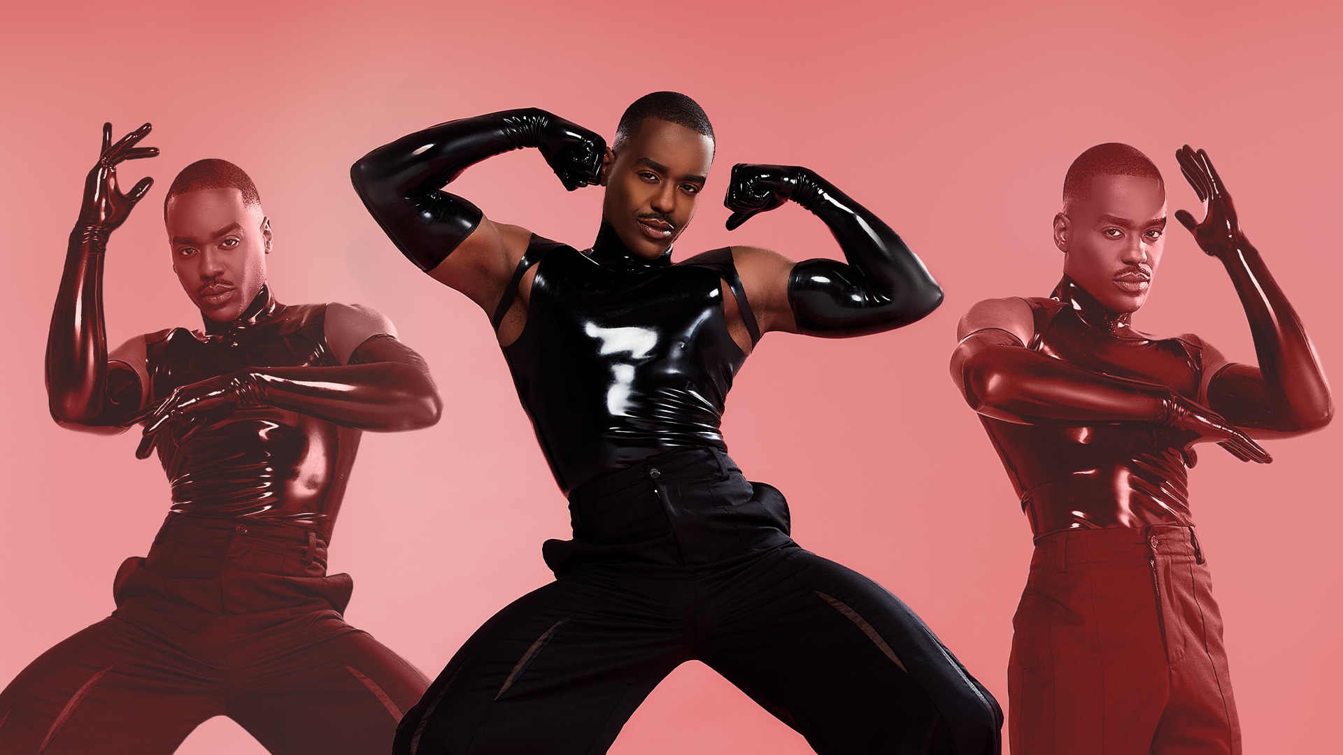 Ncuti Gatwa in shots from his Attitude photoshoot (Image: Attitude/Melanie Lehmann)