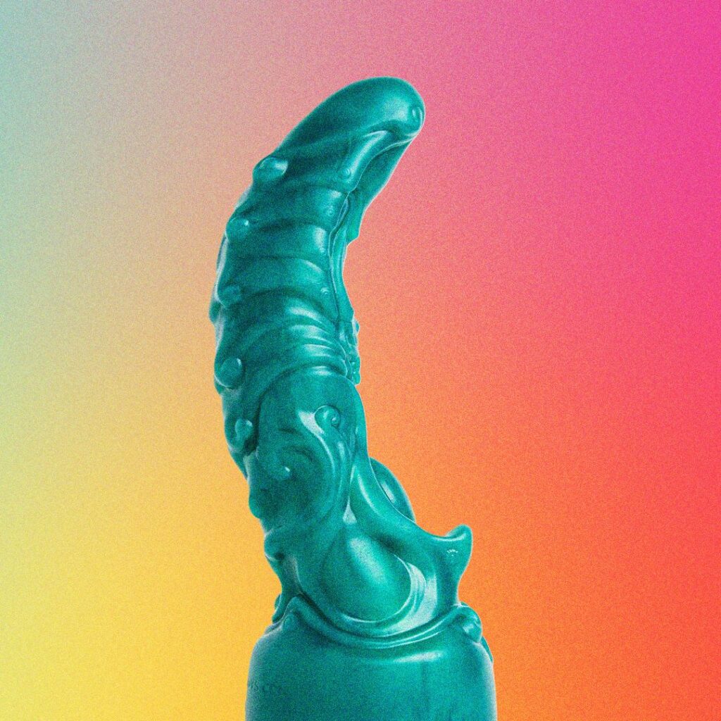 Blue adult toy