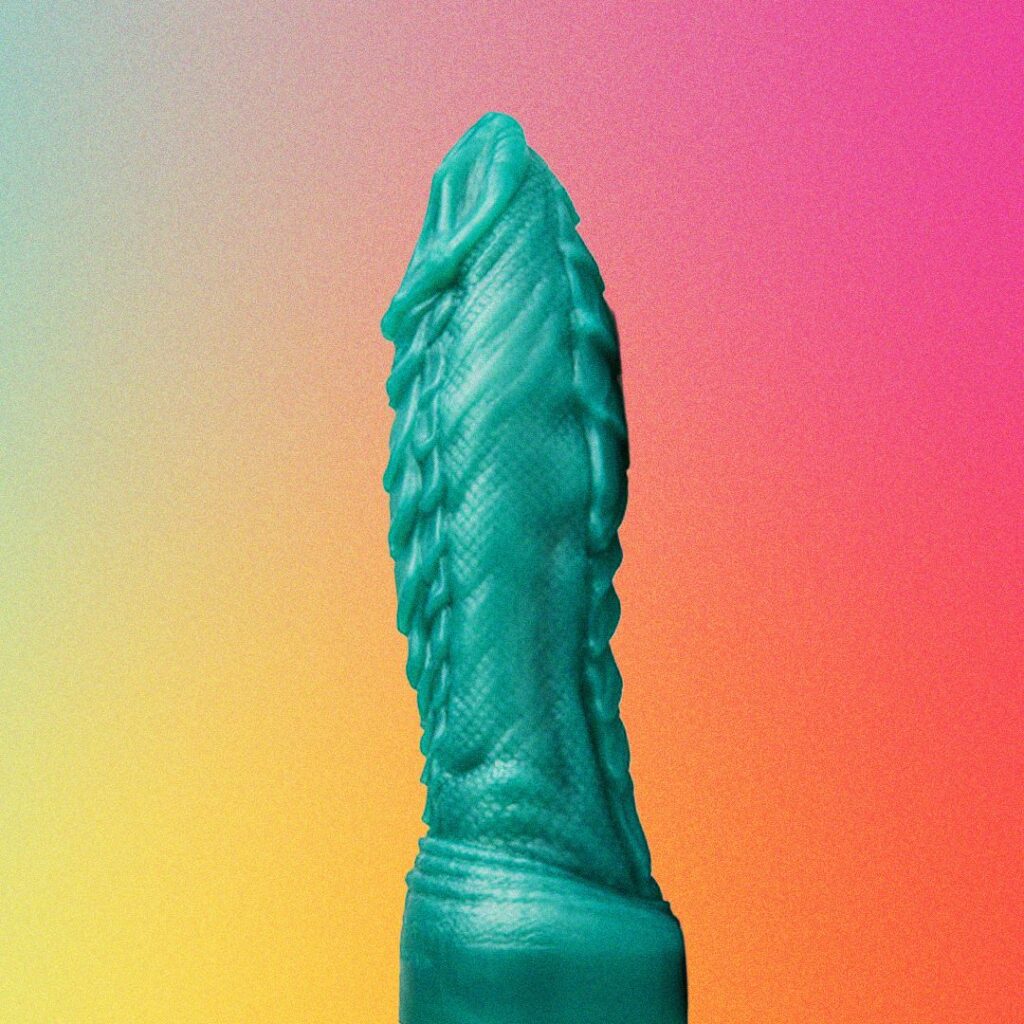 Green adult toy