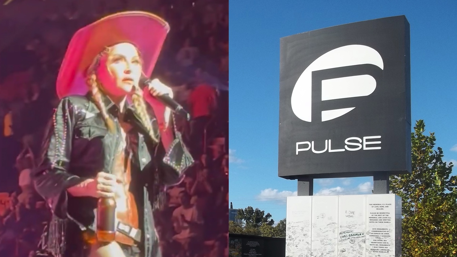 Madonna pays tribute to the victims of the Pulse nightclub shooting