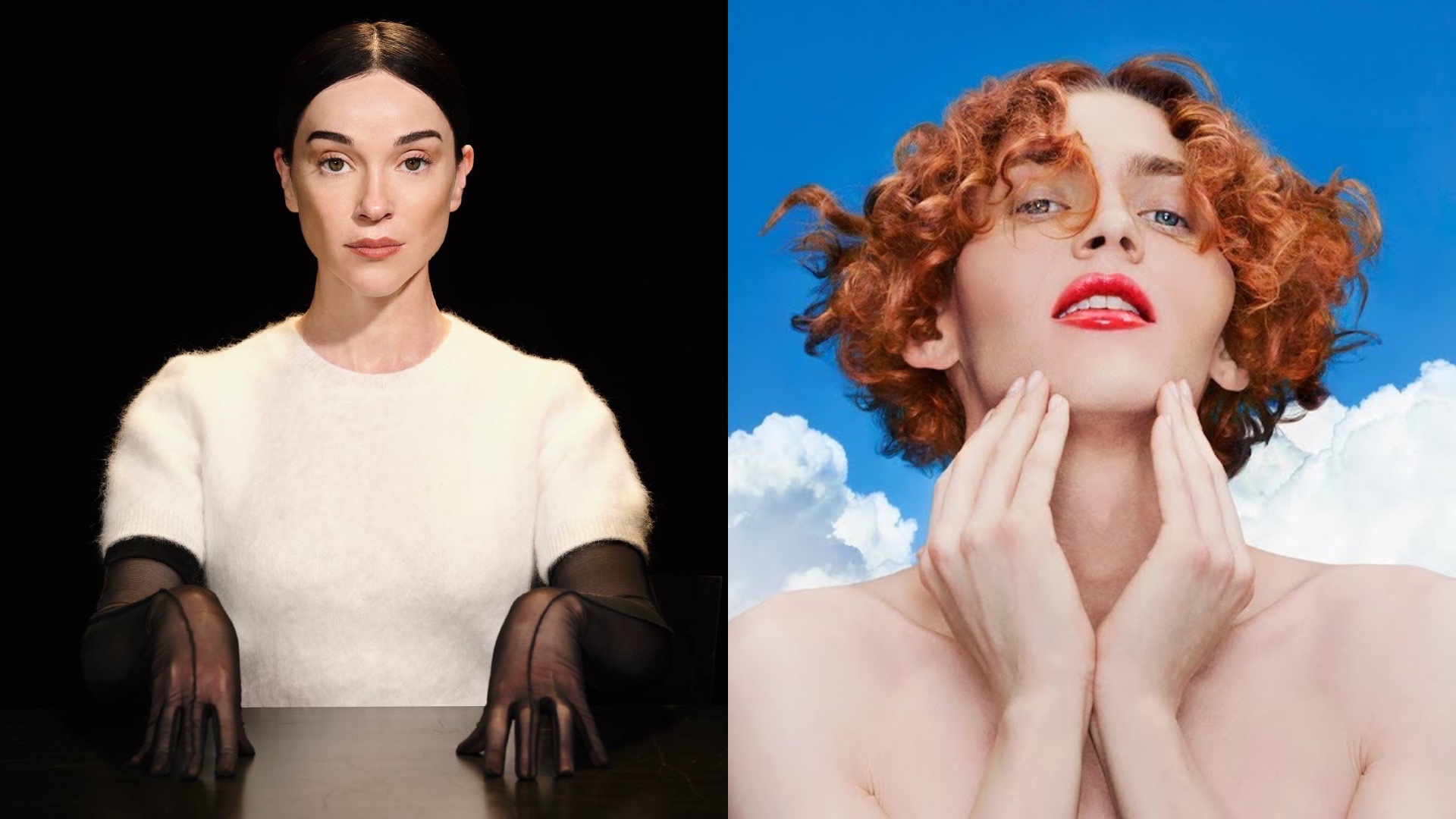 St. Vincent, left, and SOPHIE