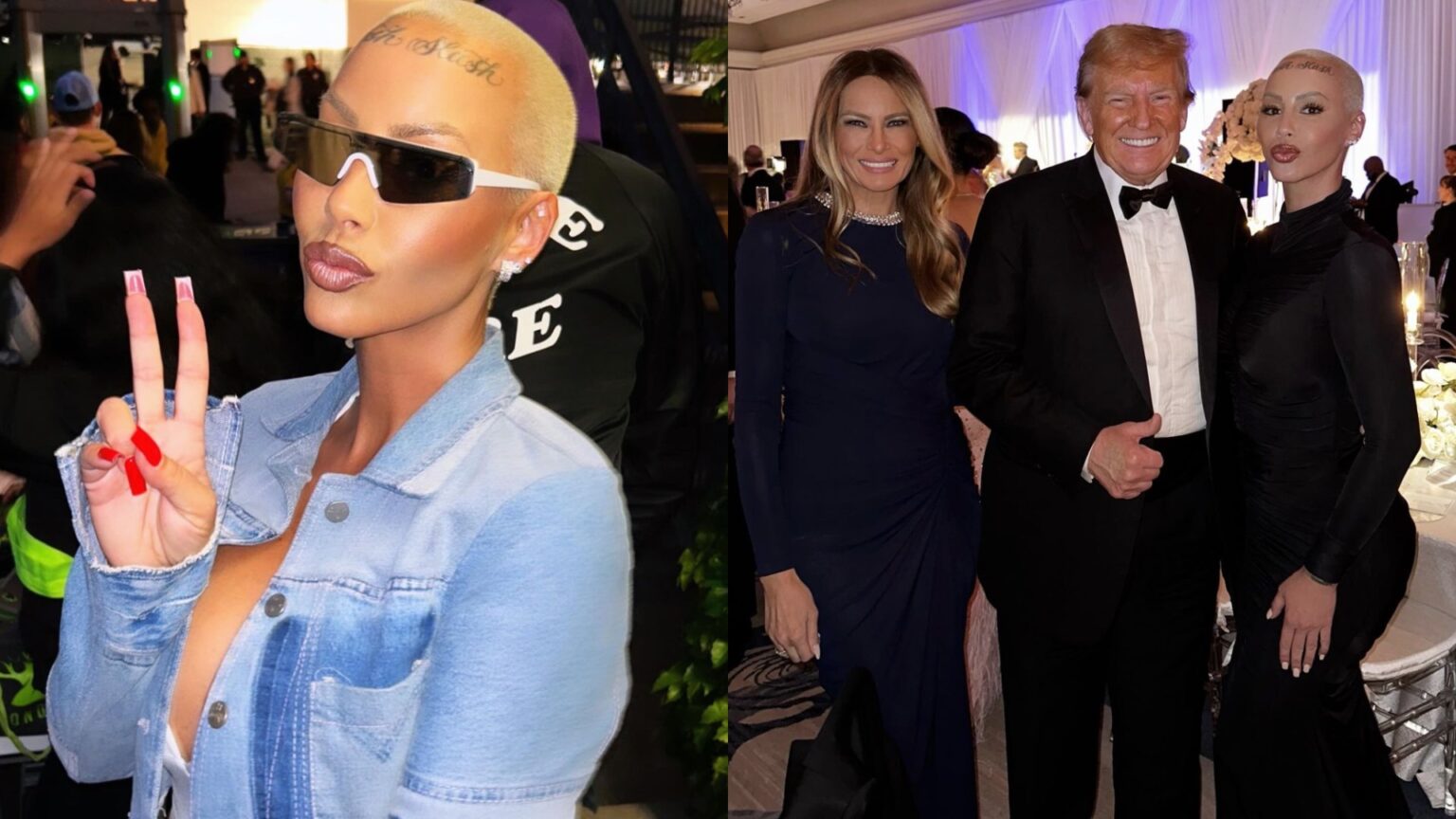 Amber Rose endorses Trump because she doesn't want 'biological men in ...