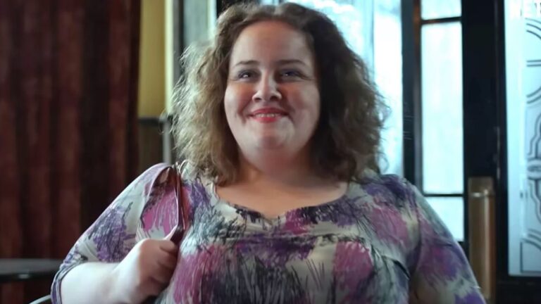 Jessica Gunning in a scene from baby Reindeer