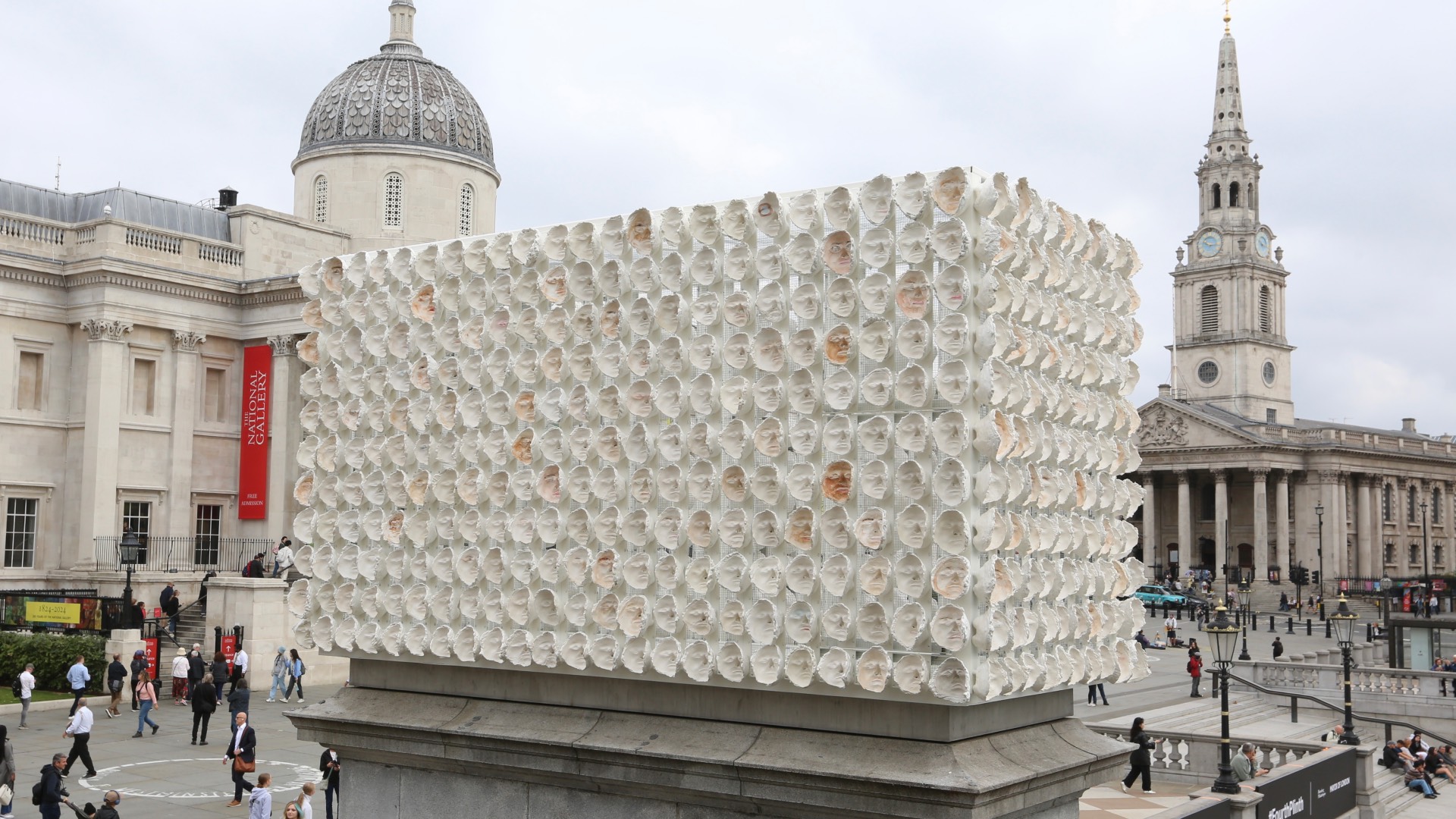 Trafalgar Square Fourth Plinth Shows 726 Trans Gender diverse Faces Trafalgar Square Fourth Plinth Shows 726 Trans Gender diverse Faces