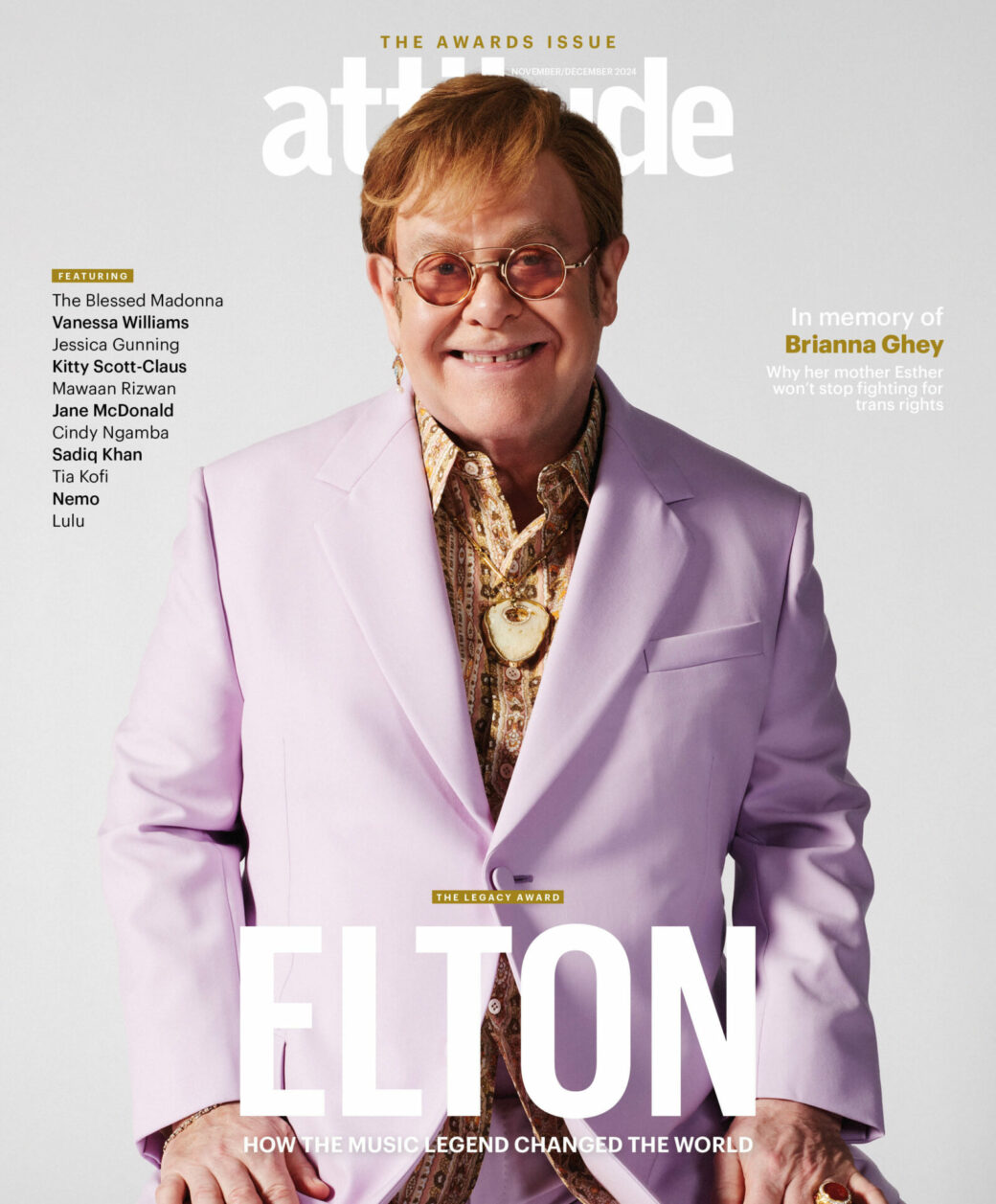 Attityder Ritad Read Elton John's acceptance speech at the Virgin Atlantic Attitude ...