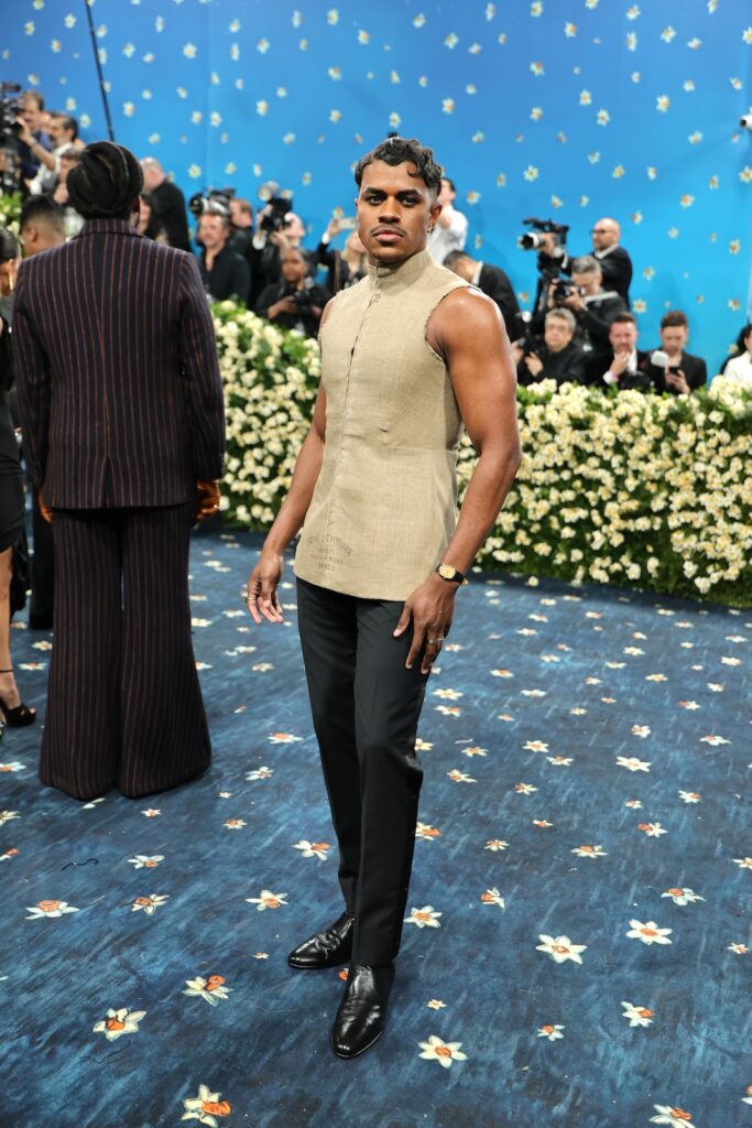 Jeremy Pope at the Met Gala 2025