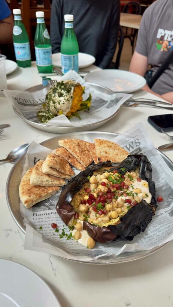 Greek food on a plate