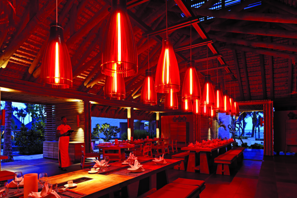 Chopsticks restaurant at Long Beach, Mauritius