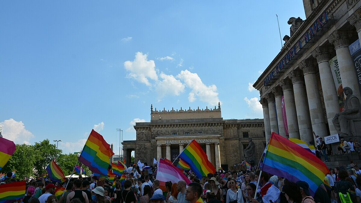 Pride parade in Warsaw, Poland 2021
