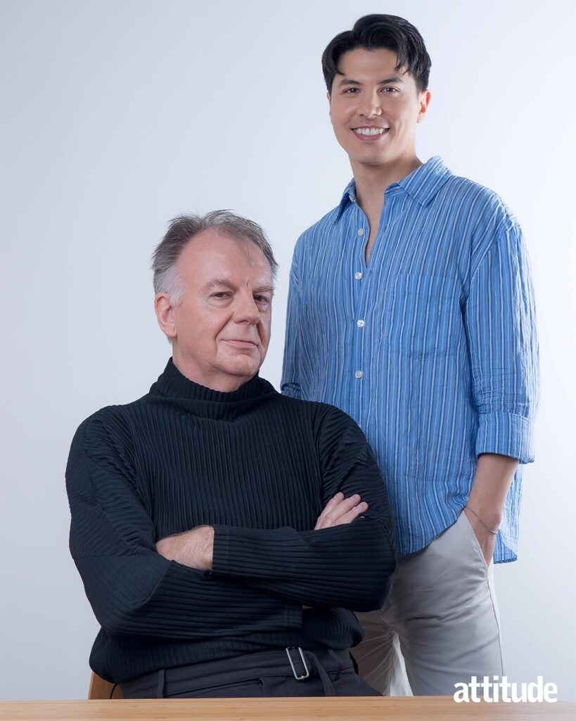 Paul Clayton and James Phoon standing together