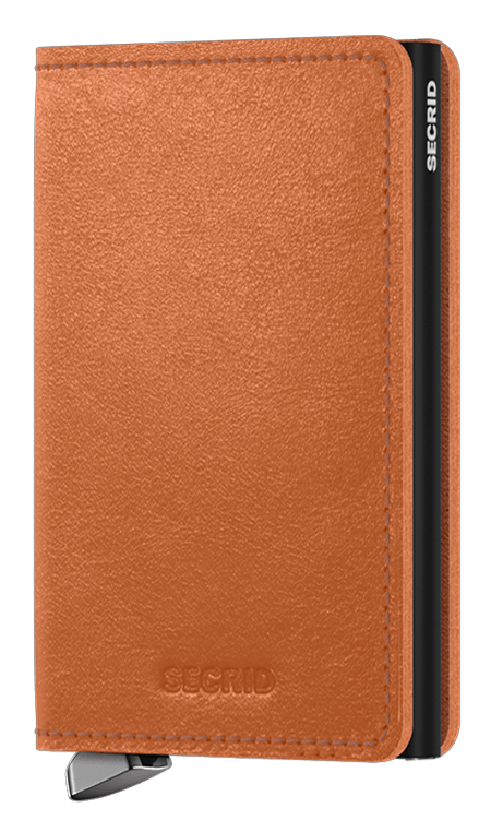 Light brown leather billfold wallet