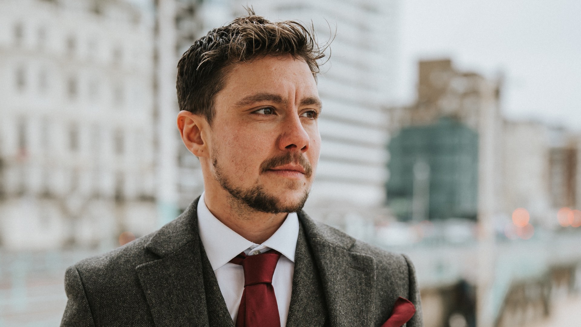 head and shoulders shot of Jude Guaitamacchi in a collar and tie (Image: Stephanie Dreams Photography)