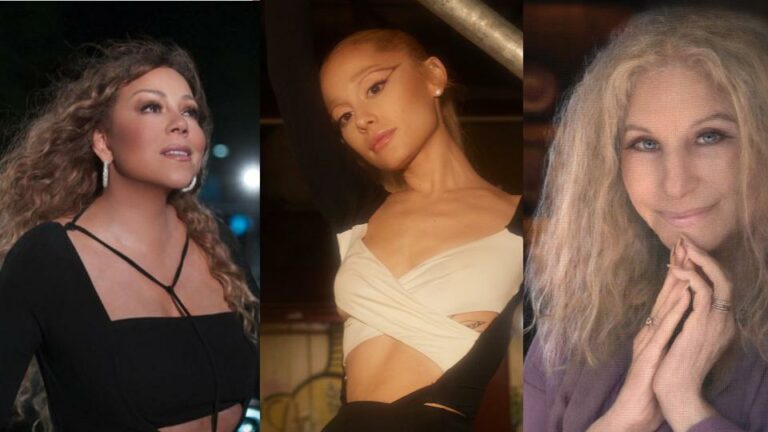 Mariah Carey, Ariana Grande and Barbra Streisand