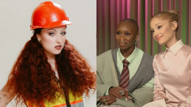 Drag Race guest judges Chappell Roan, Ariana Grande and Cynthia Erivo