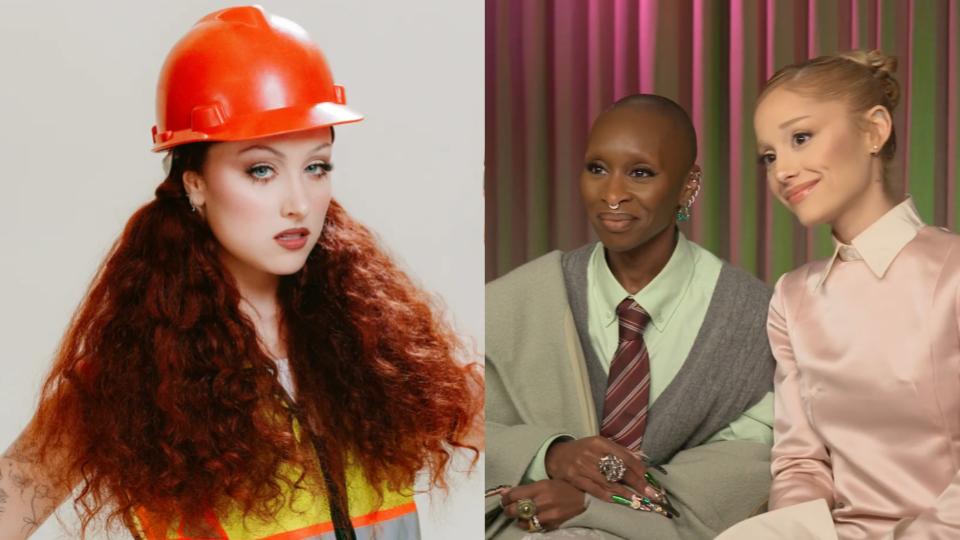 Drag Race guest judges Chappell Roan, Ariana Grande and Cynthia Erivo