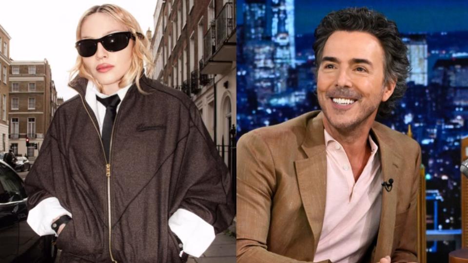 Madonna and Shawn Levy