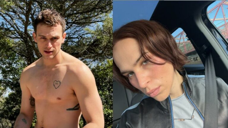 Brandon Flynn and Tommy Dorfman