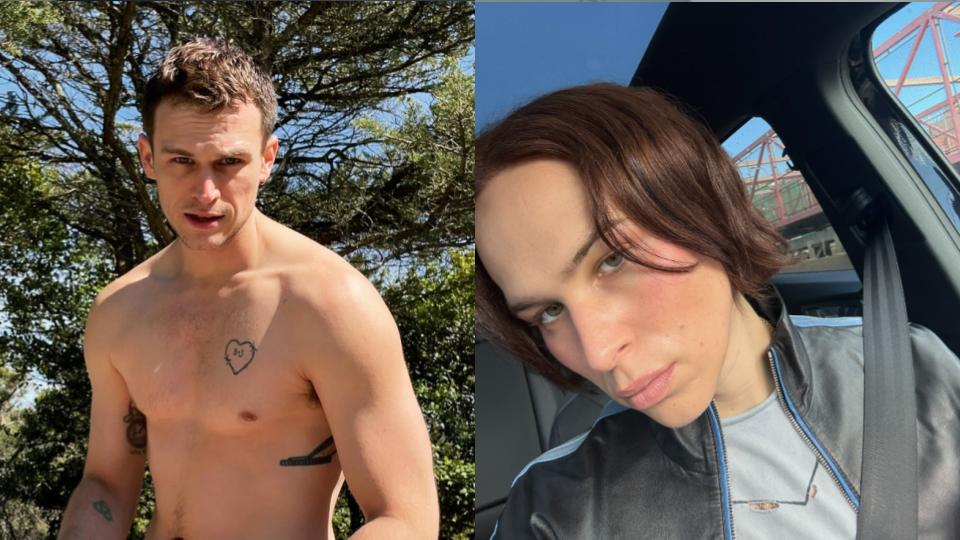 Brandon Flynn and Tommy Dorfman