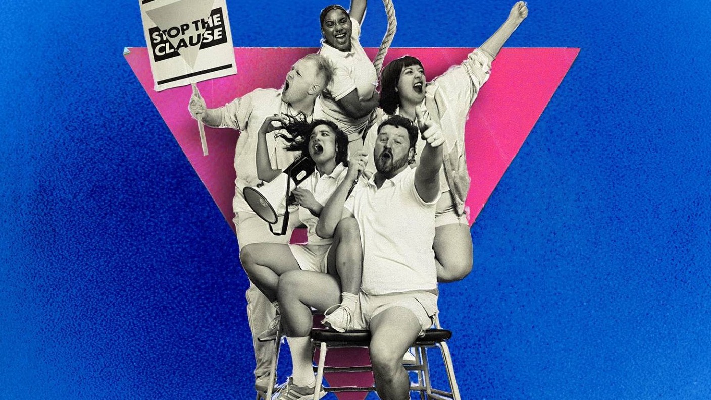 The cast of After the Act in a flyer for the show (Image: Royal Court)