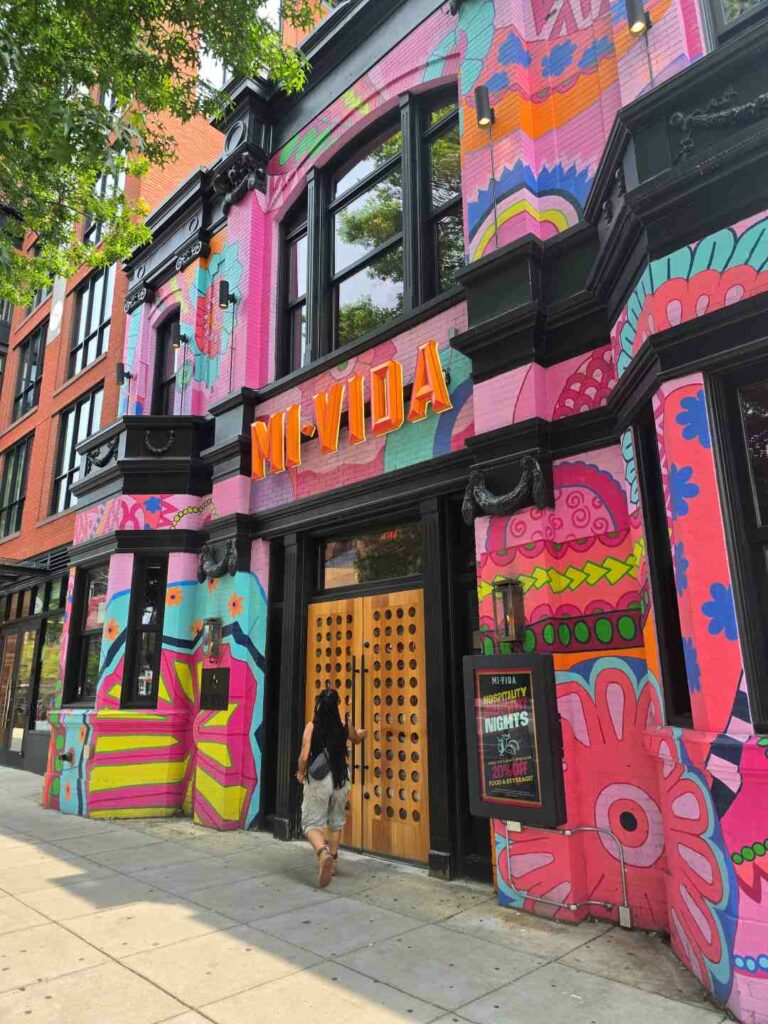 External view of Mi Vida restaurant