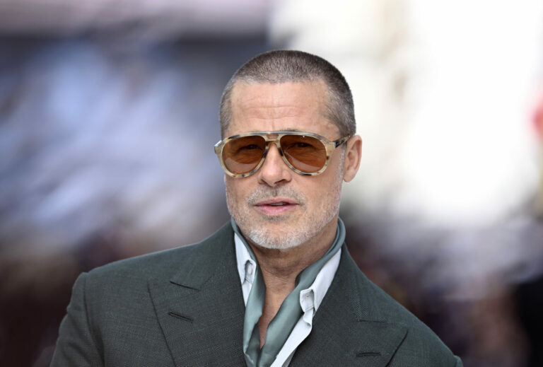 Brad Pitt at F1: The Movie European Premier wearing sunglasses (Image: Getty)