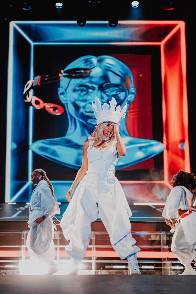 Ciara on stage at Mighty Hoopla (Image: Luke Dyson)