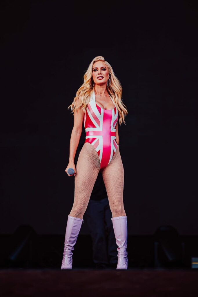 Heidi Montag on stage at Mighty Hoopla (Image: Luke Dyson)