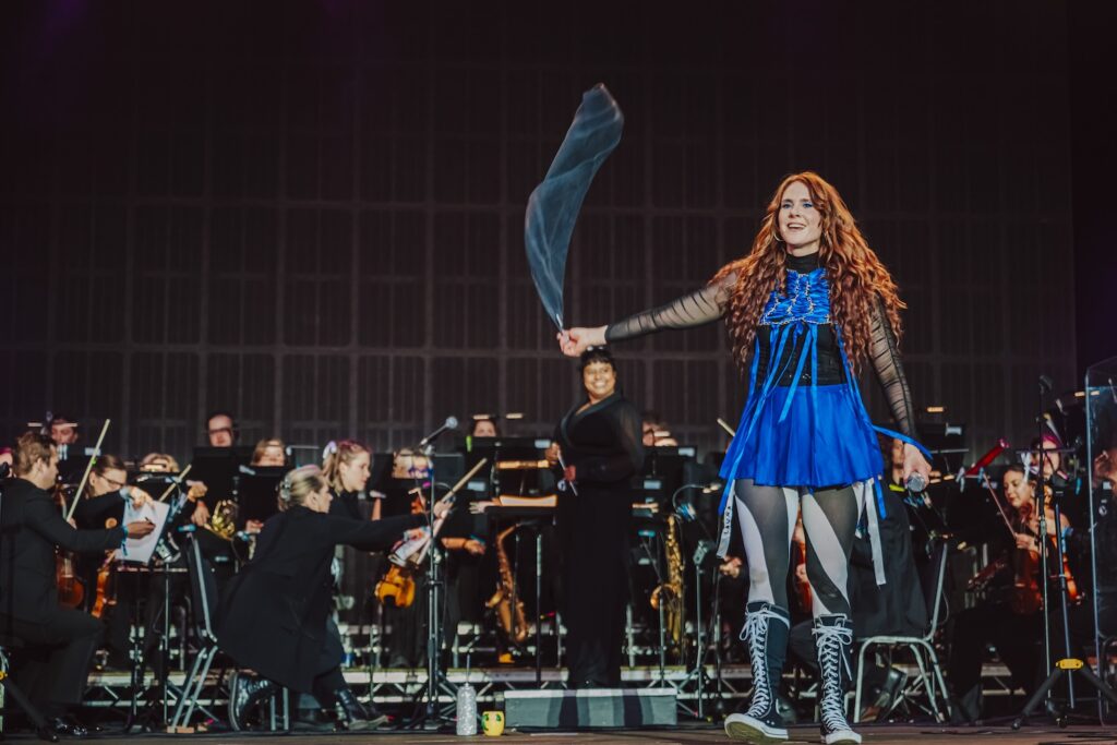Kate Nash on sage at Mighty Hoopla (Image: Corinne Cumming)